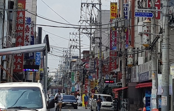 서울의 중국인 거리에서는 환전소를 쉽게 찾을 수 있다. 